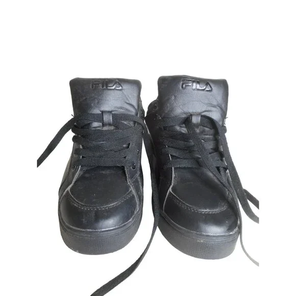 Fila Black Men's Athletic Shoes Sneakers Sz 9.5 Eu 42.5 little to no wear - Picture 1 of 9